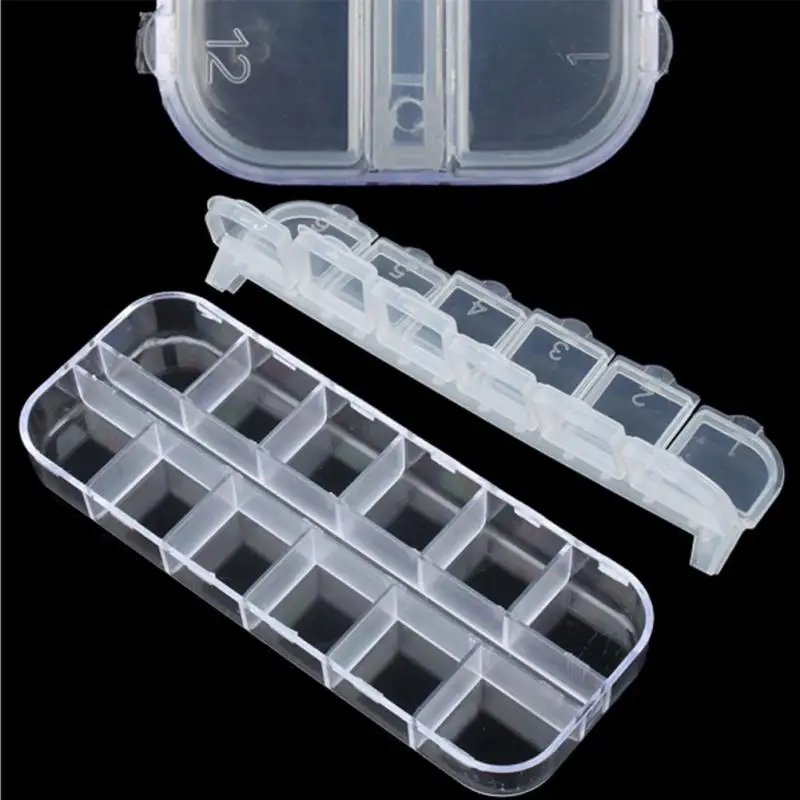 YI HONG съемная прозрачная пластиковая разделенная коробка для хранения домашнего