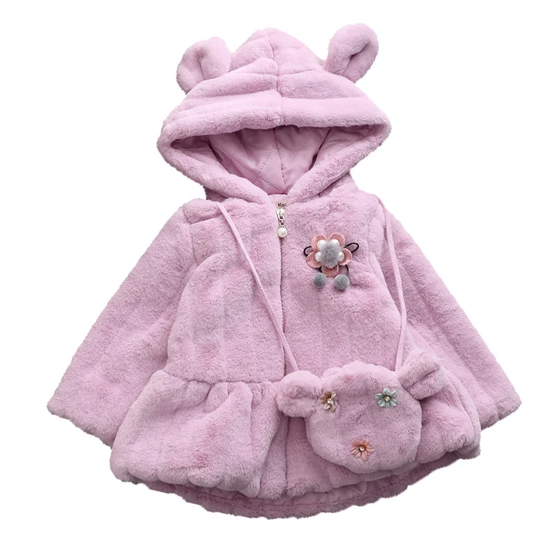 Girls Coats Wool Sweater 2018 New Autumn and Winter Jacket Kids Korean Cute Baby Princess Coat Toddler Girl |