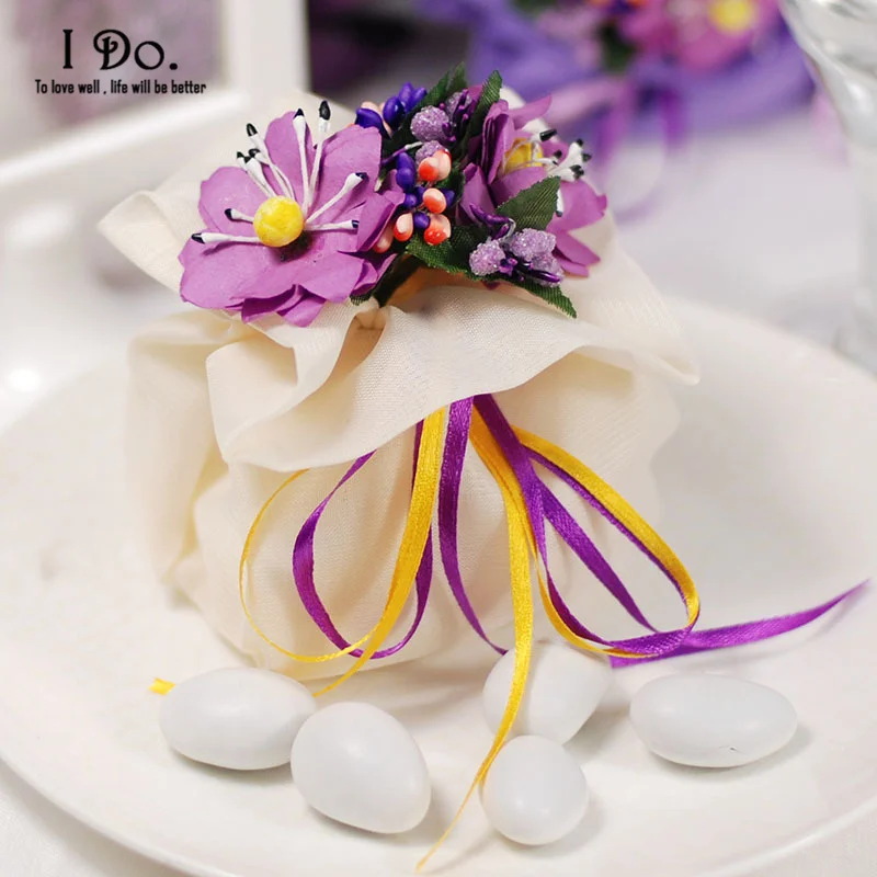 Бесплатная доставка 10 шт. Свадебная сумка коробка конфет на свадьбу Lembrancinhas Casamento