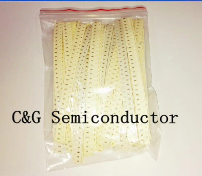 0603 SMD конденсатор с алюминиевой крышкой, набор сортированных, 52values* 25 шт = 1300 шт 1pF~ 1 мкФ Образцы комплект