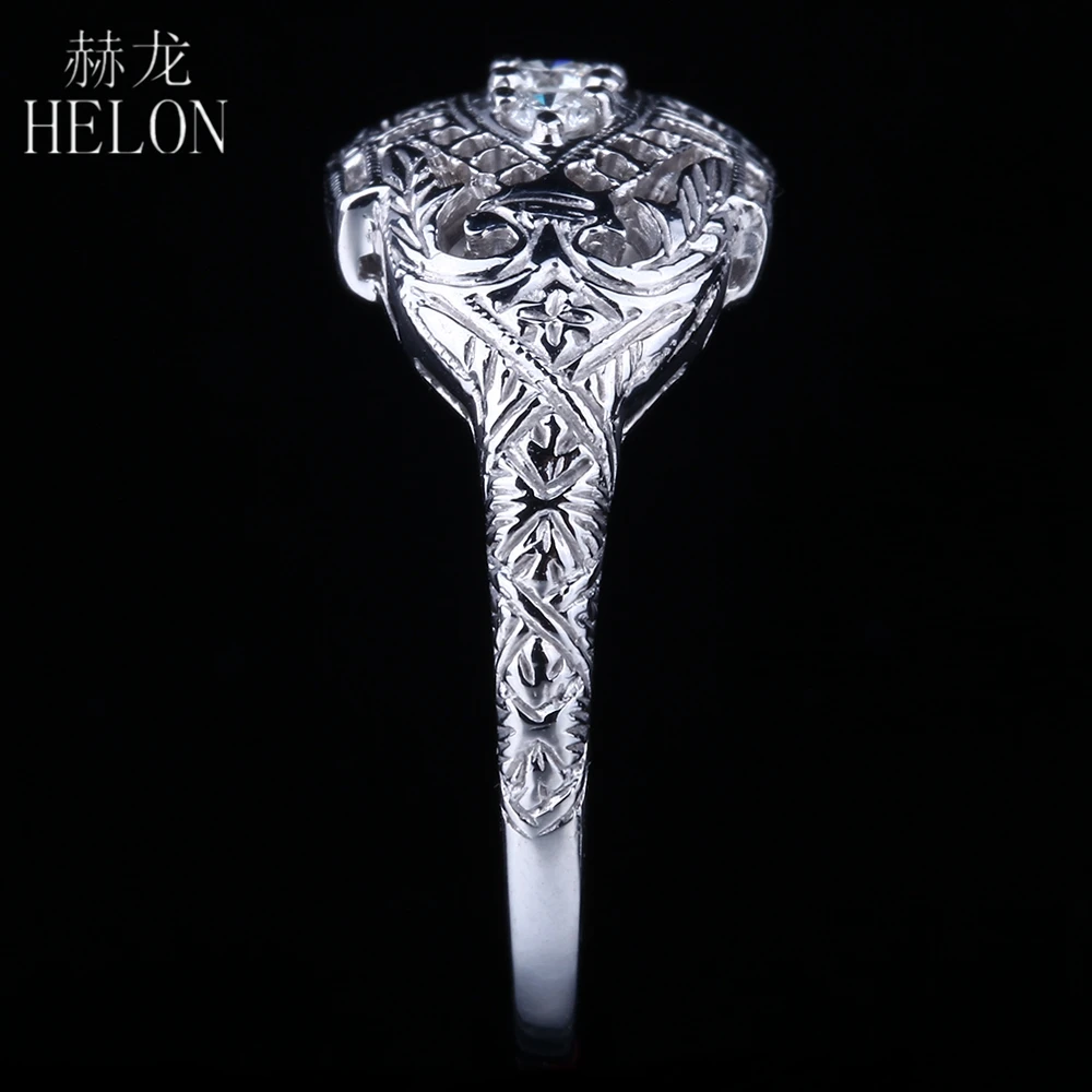 Женское кольцо из серебра 925 пробы с муассанитом | Украшения и аксессуары