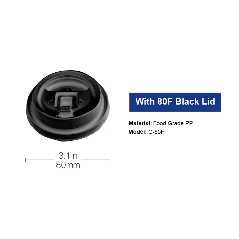 Fit 80mm plastic cup Крышка чашки OTOR 50 шт. одноразовые PP Пластиковые 80 мм 89 мм прозрачные белые черные крышки для бумажных стаканчиков холодные напитки молоко чай крышка переключателя - Цвет: Fit 80mm plastic cup