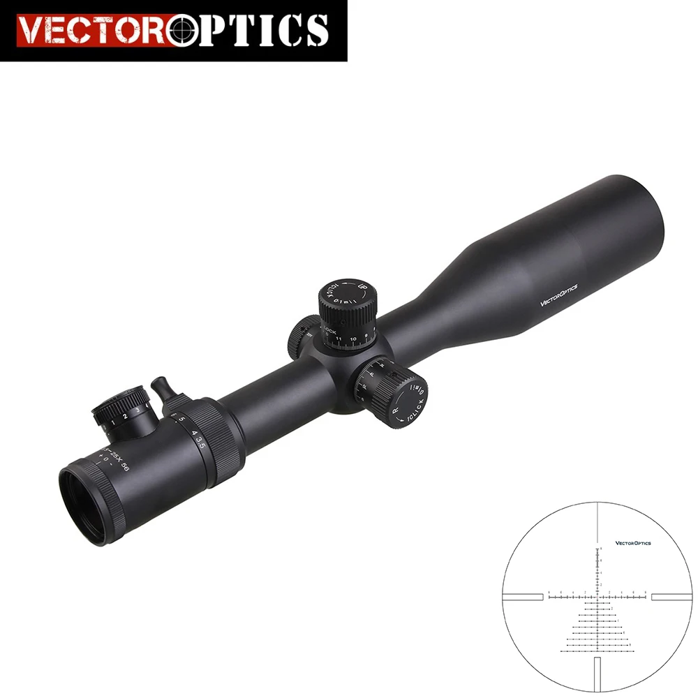Оптический прицел Vector Optics Reiter 3 5 25x56 для охотничьей винтовки с сеткой Mil