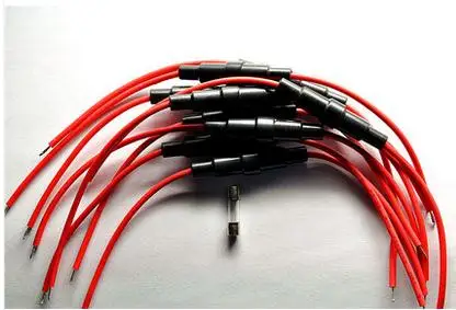 50 шт./лот 5*20 мм держатель предохранителя с кабелем/держателем | Строительство и