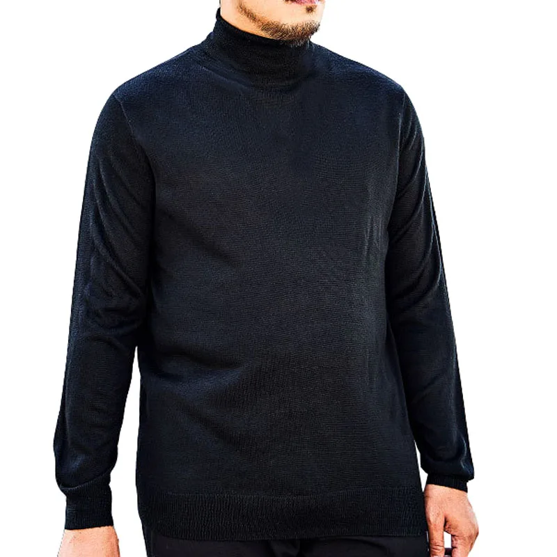 Свитер MFERLIER мужской с длинным рукавом 4XL 5XL 6XL большого размера бюста 141 см 3 вида