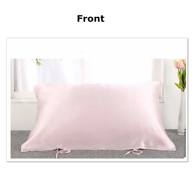 75cm x50cm Silk Mulberry Pillow Towel Pure Pigment Satin Case Sofa Car Throw Pillowcase Cushion Cover Home Decoration AAA0253 | Дом и сад