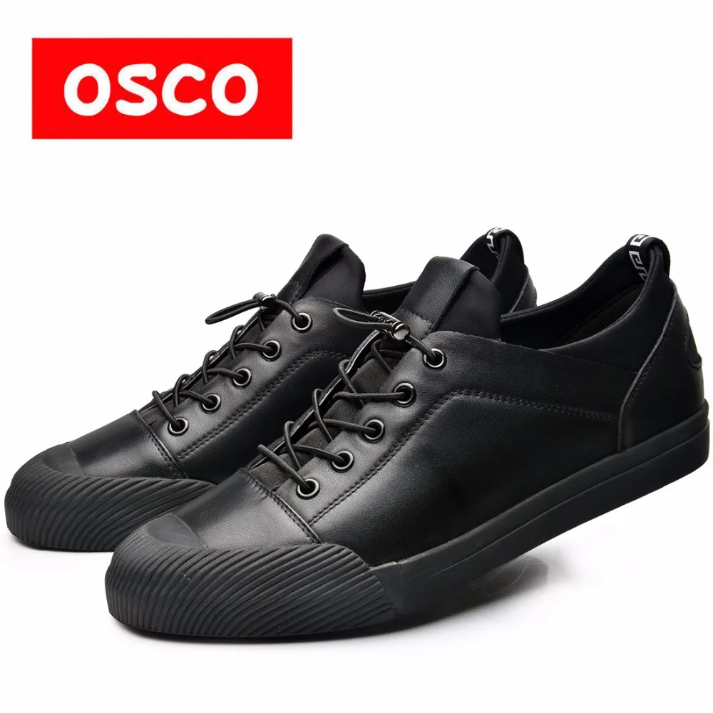 OSCO/Заводская прямая Всесезонная Новая мужская обувь из коровьей кожи модные