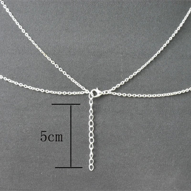 Newest Women Multilayer Body Chain Choker Summer Beach Bikini Jewelry Punk Style Sexy Waist Bra Thin For Party | Украшения и