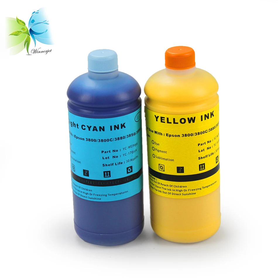 Пигментные чернила WINNERJET 1000 мл для принтера Epson Stylus Pro 3800 3880 3800c 3890 3850|pigment ink for