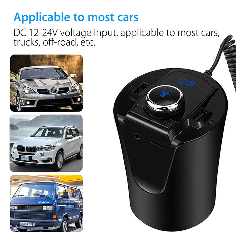 Полезные Беспроводной Bluetooth FM передатчик MP3 радио адаптер автомобильный набор