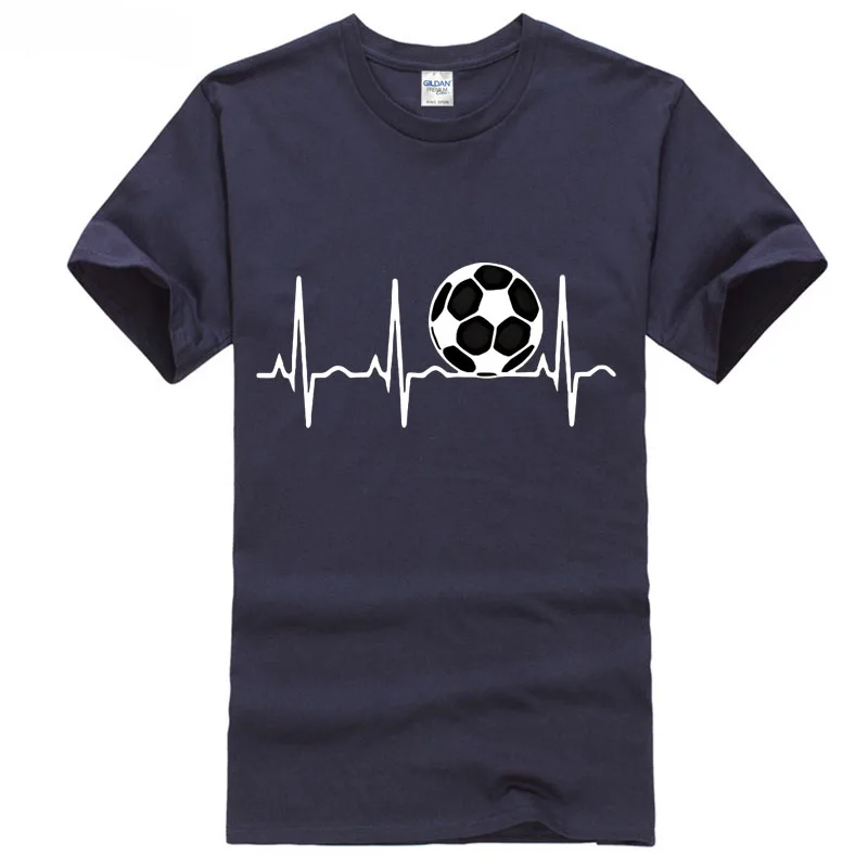 2018 Лига Soccering cup новая футболка-Европейский футболист Heartbeat Tee топы Летняя модная