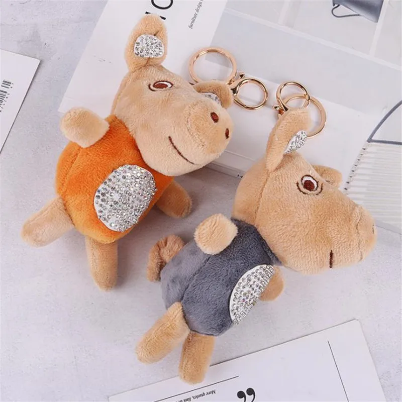 Плюшевый мультфильм милый поросенок Фигурка животного брелок кулон плюшевые