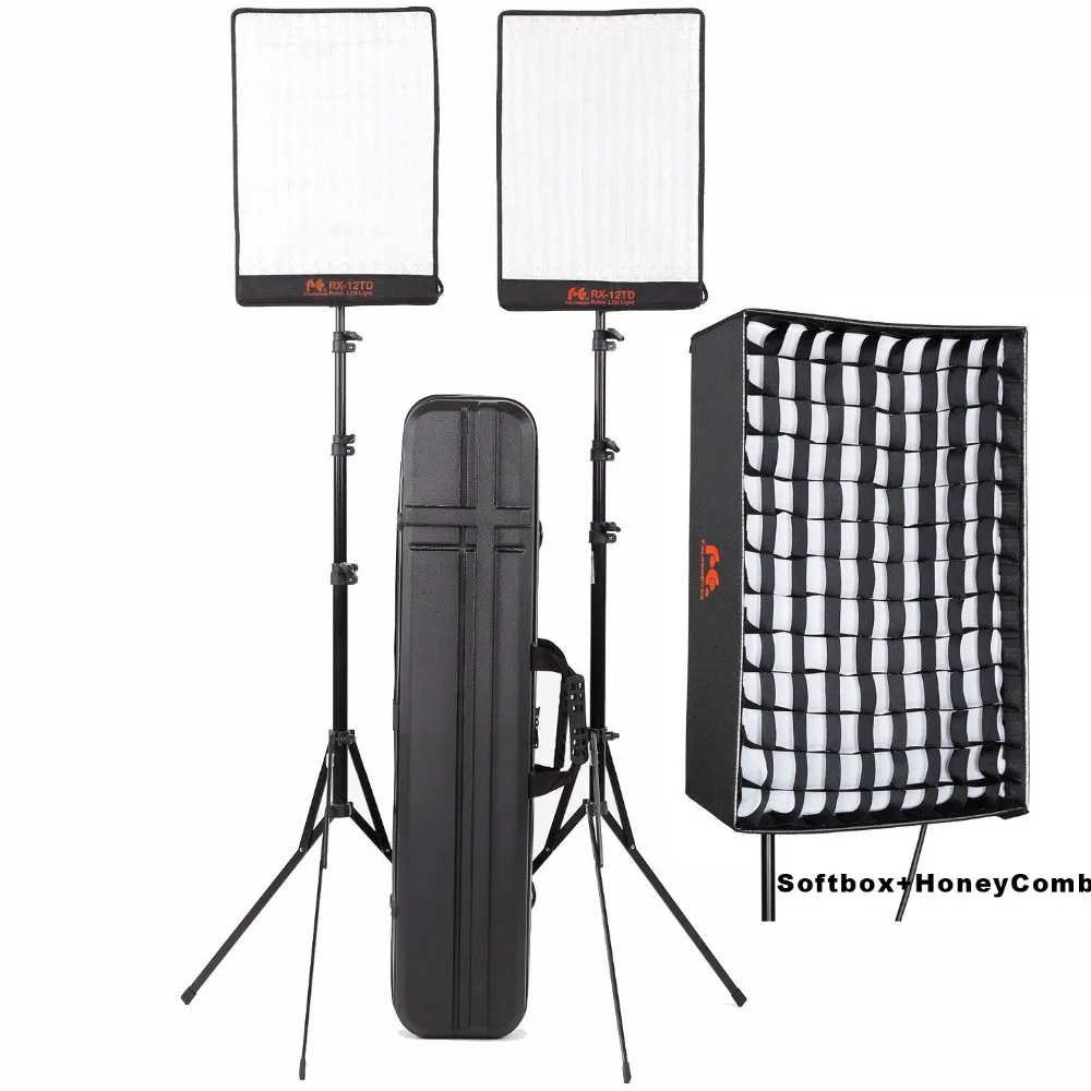 Falcon Eyes 2 шт. 50 Вт RX 12TD LED с регулируемой яркостью гибкий водонепроницаемый