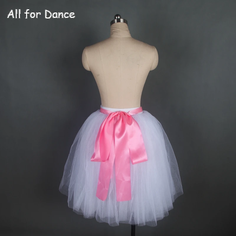 5 слоев мягкого фатина с брюками для взрослых балетный танец Длинная Одежда