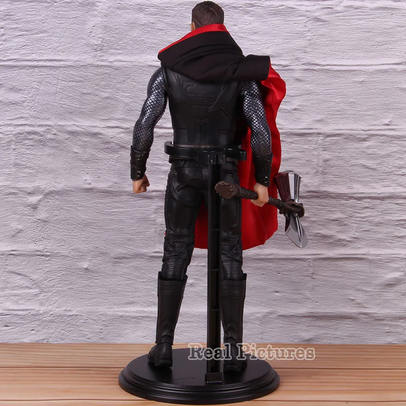 Мстители 3 Тор экшн модели игрушки Thor с громобой 1/6th весы игрушки ПВХ коллекционная с героями комиксов Марвел, рисунок 30 см