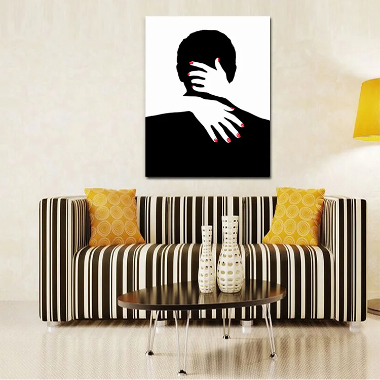 Современные wall art абстрактный donglang охватывает друг друга в некадровая гостиная