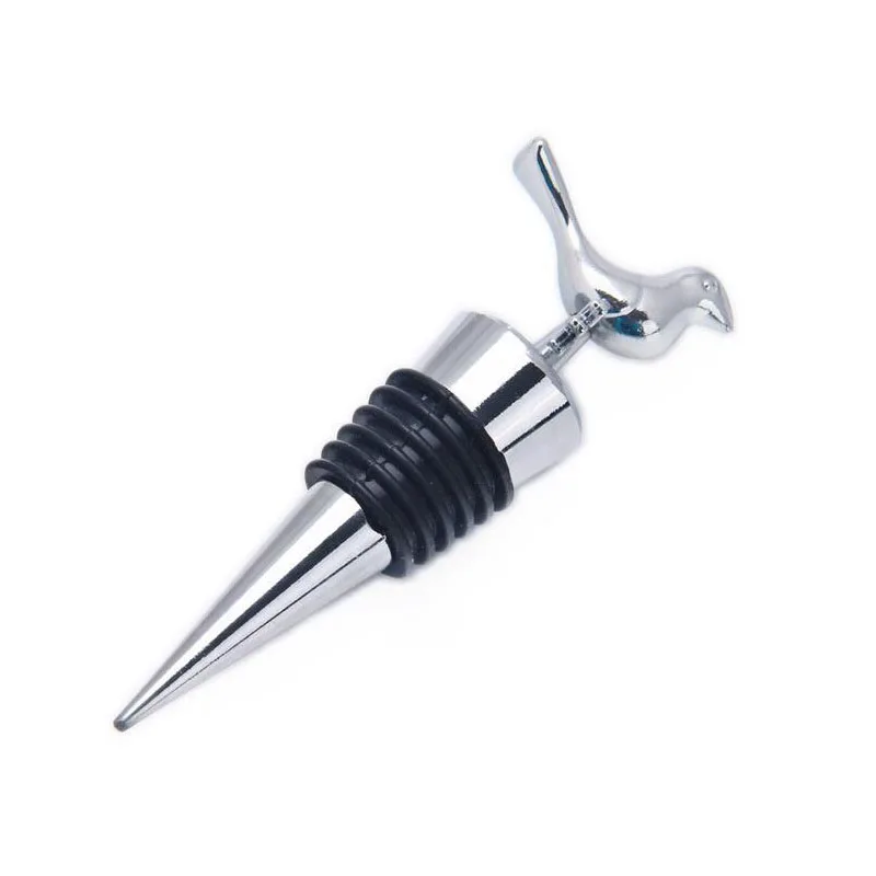 100 шт./лот влюбленными птицами дизайн бутылки вина Пробки Свадебные вечерние