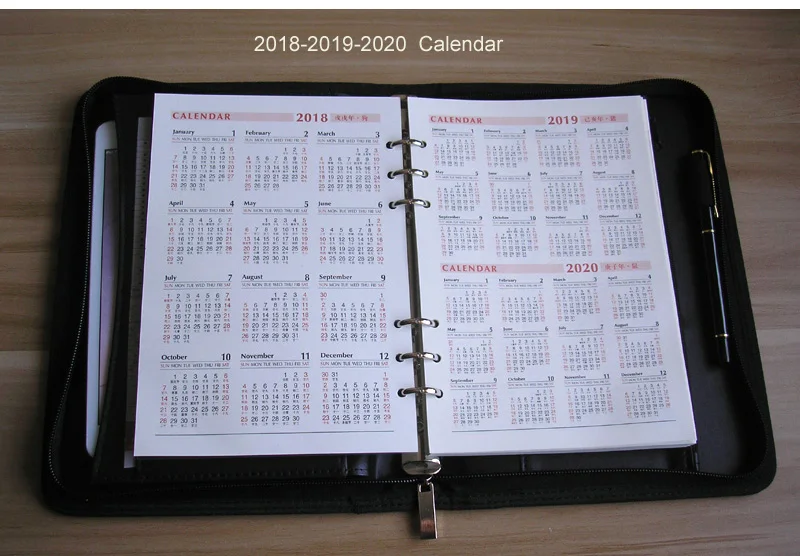 A5 планировщик на молнии binder путешественник тетрадь обложка тетради и журналы