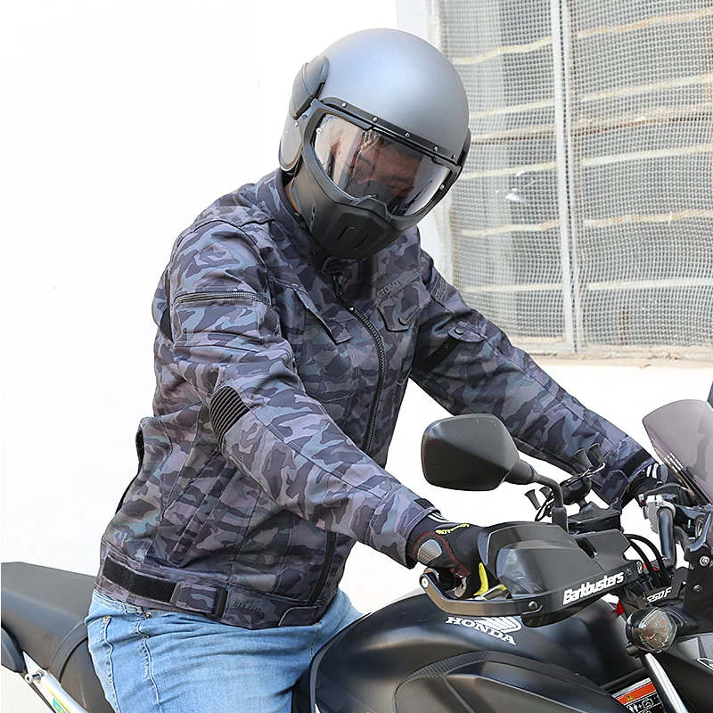 Мужская зимняя мотоциклетная куртка MOTOBOY модная камуфляжная водонепроницаемая
