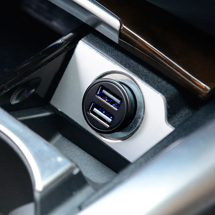 Автомобильное зарядное устройство с двумя USB портами 5 В 4 8 А|Зарядные устройства