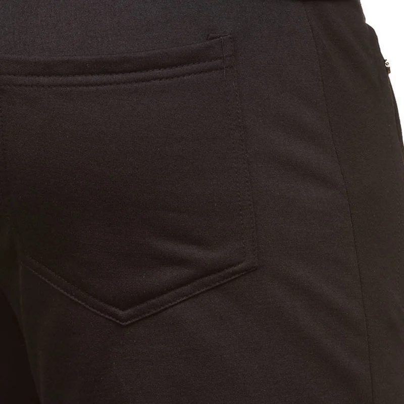 

Pants Summer Men Solid Color Casual Capri Pants H9