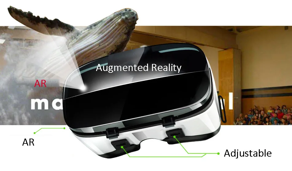 Biosafe VR Box 3D очки с дисплеем 6,3 ''4 K, гарнитура виртуальной реальности, стерео бокс для смартфонов Iphone 7X4,5'' до 6,3''