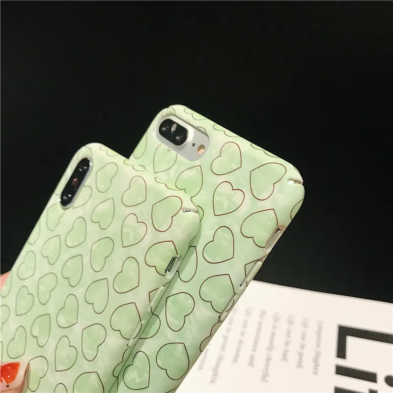 Чехол LANCHE Heart для Huawei P20 Lite P30 Pro жесткий пластиковый чехол телефона Honor 10 V10 V9 8X Nova 3 3i