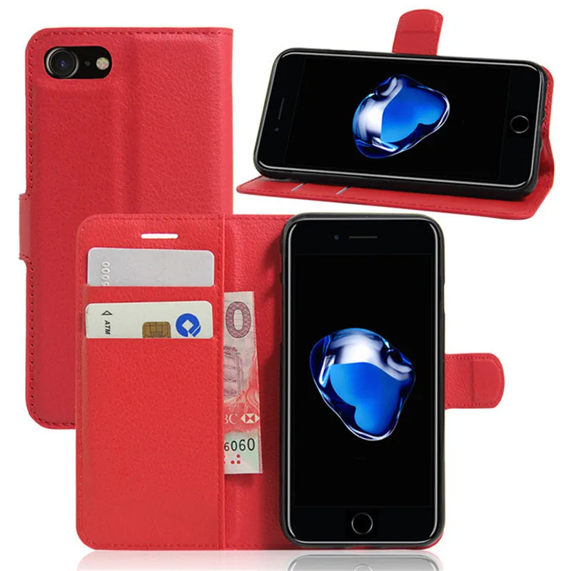 Роскошный кожаный чехол бумажник в стиле ретро с откидной крышкой чехлы для Apple