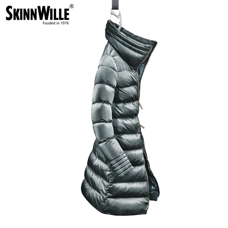 Skinnwille 2018 пуховик зимний женский пуховики женские зимние Теплый Женский Зимний