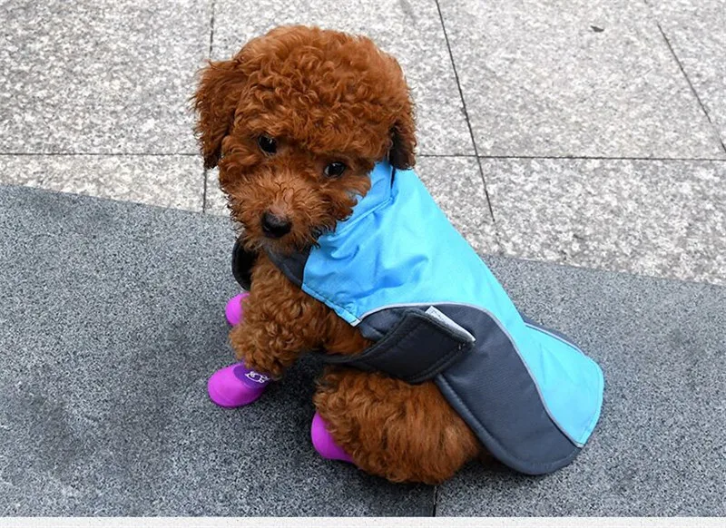 Куртка накидка для собак флисовая водонепроницаемая ветрозащитная уличная