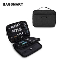 bagsmart travel organizer portable bag waterproof travel electronic accessory bag large capacity for electronics accessories