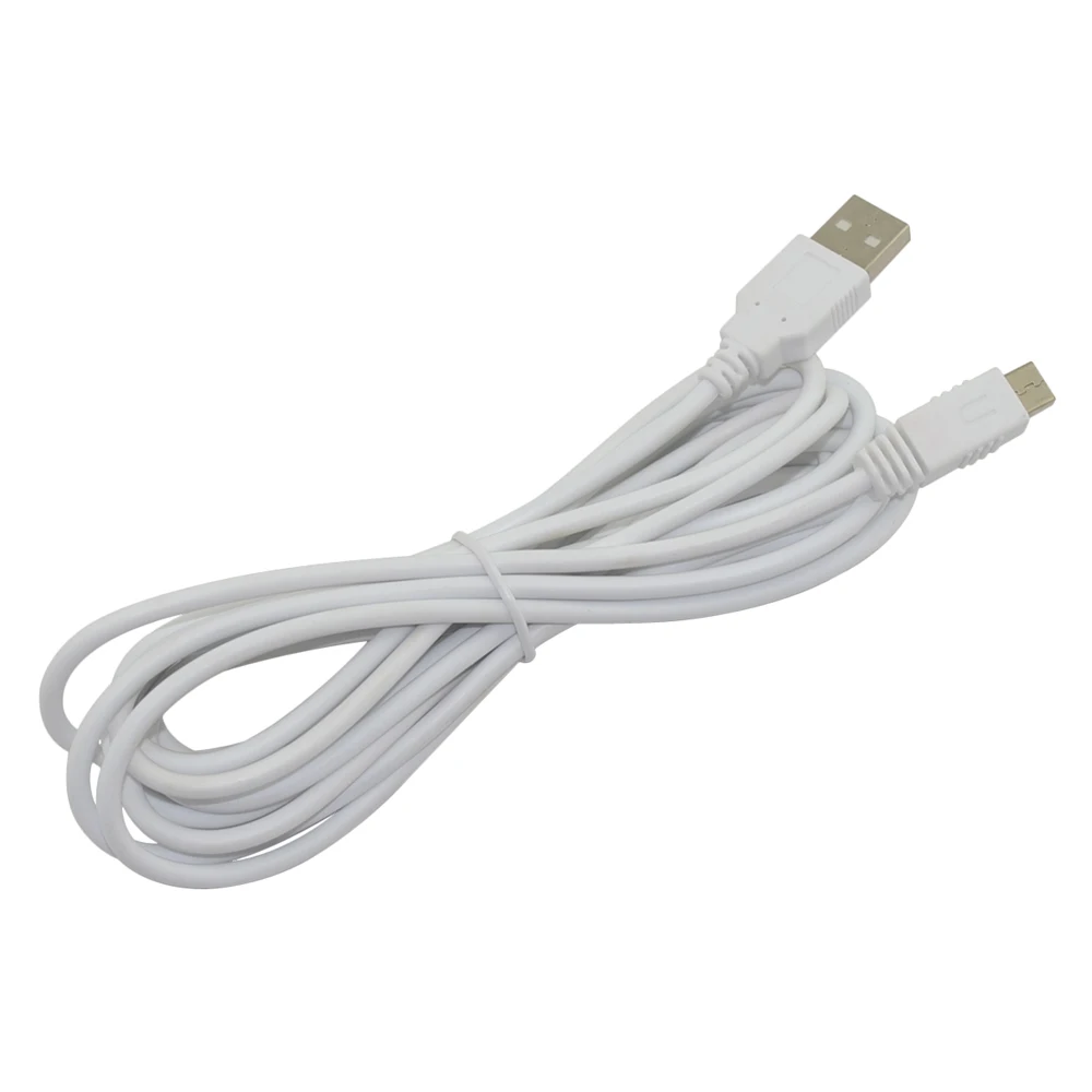 

10PCS 3M High Quality White USB Charger Data Power Charging Cable for Wii U GamePad Controller