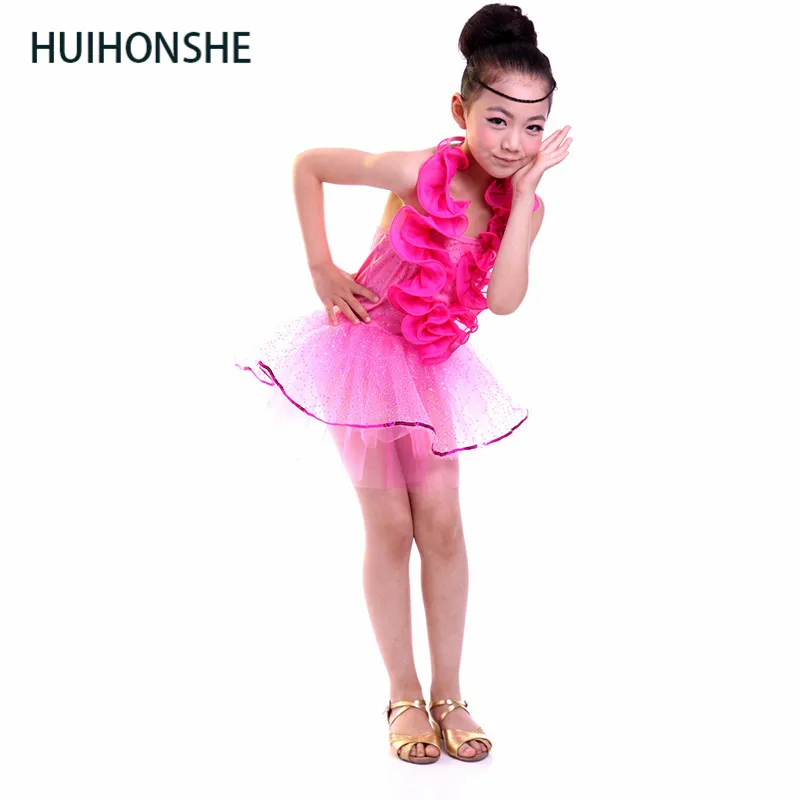 Одежда для латинских танцев детская одежда костюмы Группа танцевальных костюмов