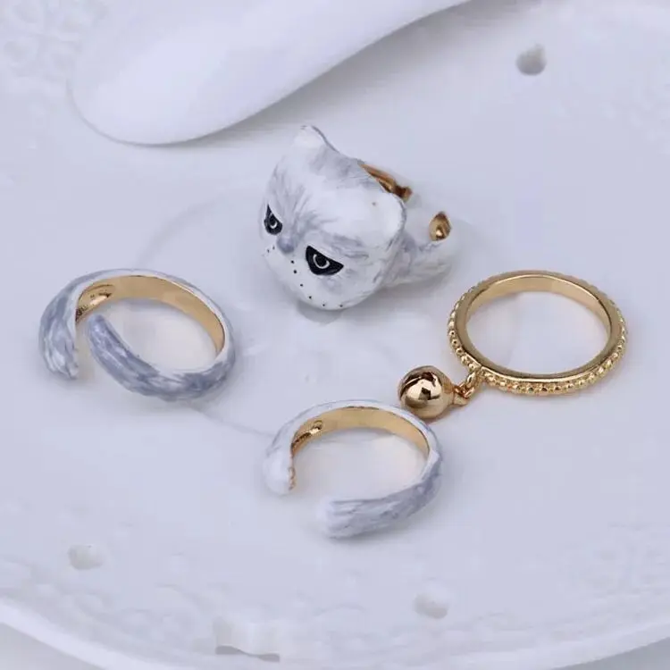 Amybaby Европейский и американский дизайн милая персидская кошка эмалированная