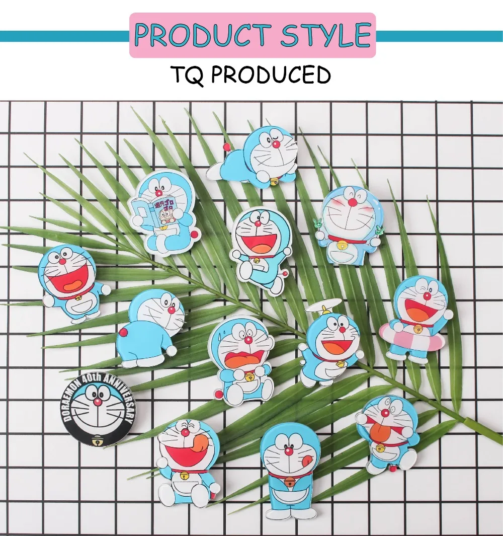 1 шт. микс Doraemon мультфильм один кусок акриловые значки Kawaii значки на рюкзак Значки для одежды Сумочка булавка брошь Z49