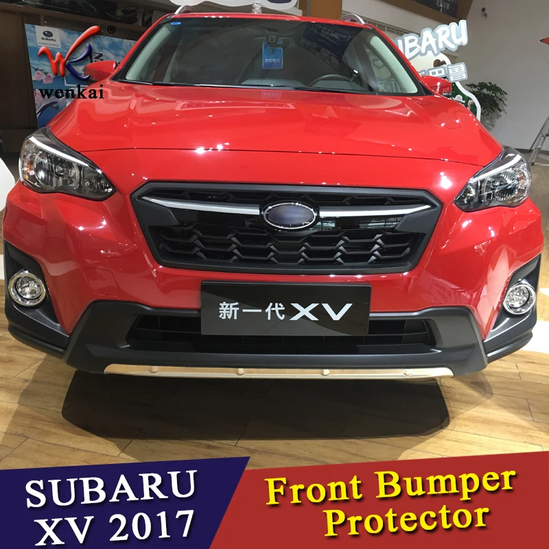 WK защитная накладка на передний бампер из нержавеющей стали для SUBARU XV GT3 GT7 2017 2018 304