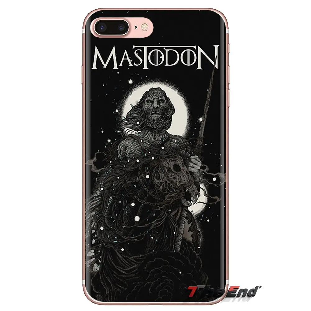 popular Mastodon band For iPod Touch Apple iPhone 4 4S 5 5S SE 5C 6 6S 7 8 X XR XS Plus MAX Soft Transparent Cases Covers |