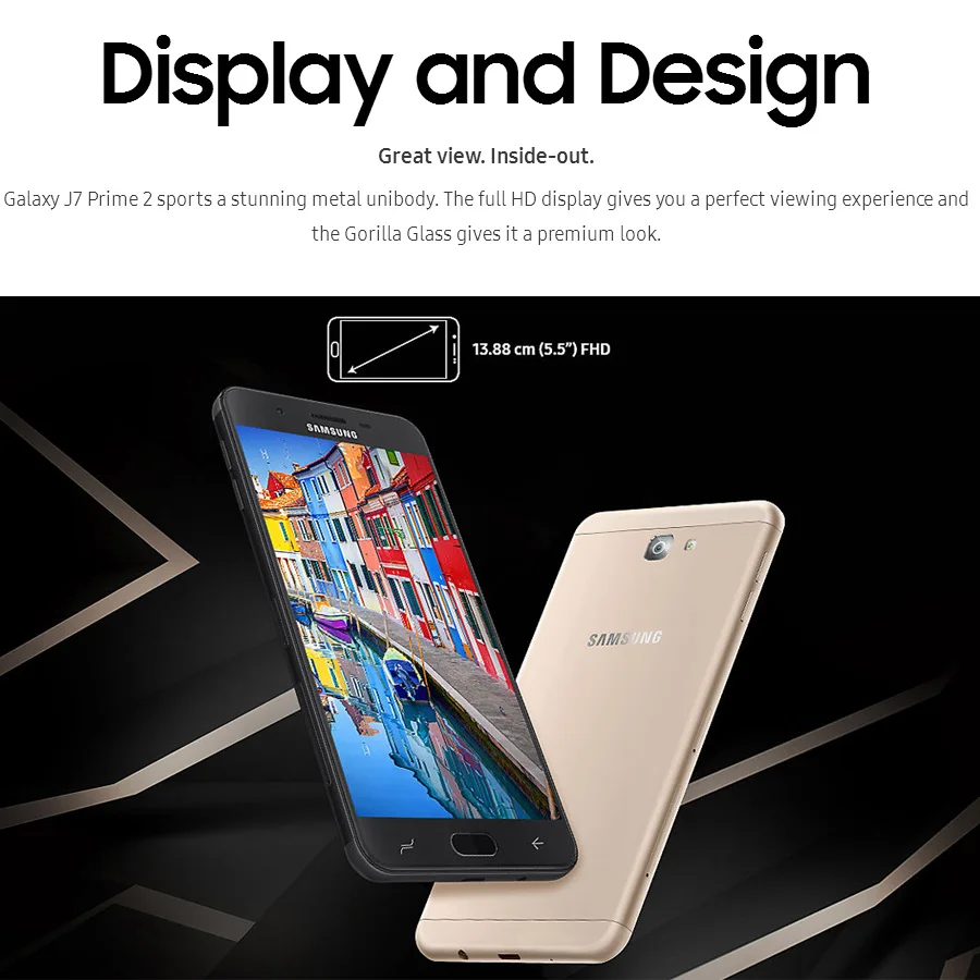 2018 Новый samsung Galaxy J7 премьер 2 G611F DS LTE мобильный телефон 5 &quot3 ГБ Оперативная память