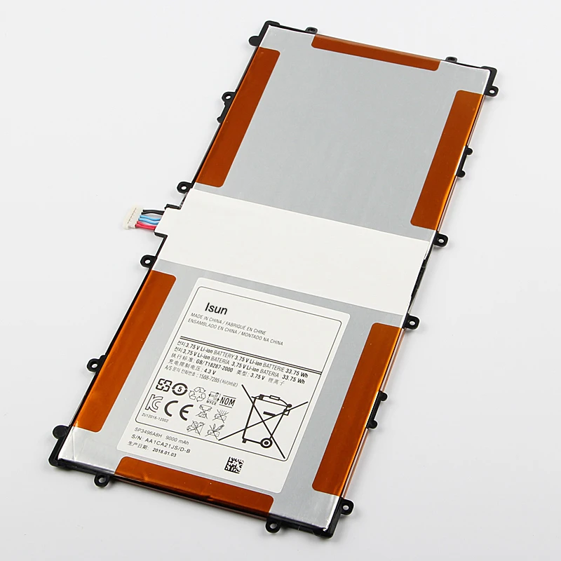 Оригинальный качественный аккумулятор 2 шт./лот SP3496A8H для Samsung Google Nexus 10 GT P8110 HA32ARB