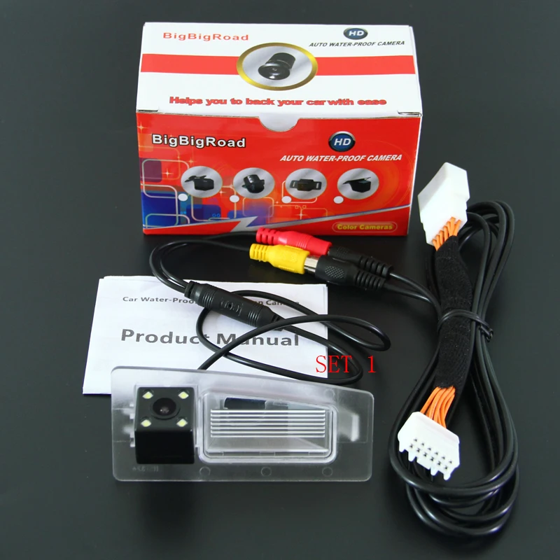 BigBigRoad для Mazda 3 Mazda3 Axela седан BM CCD заднего вида Обратный Парковка Камера с RCA Порты и разъёмы адаптер
