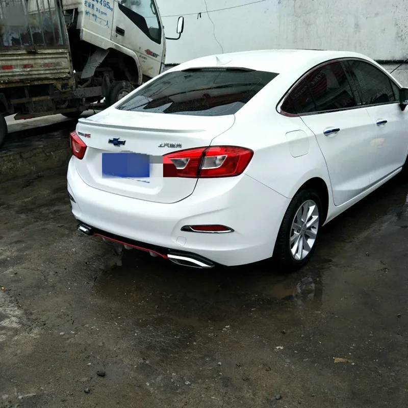 Дизайн Спойлер на задний багажник, крыло для Chevrolet Cruze Высокое качество и твердость ABS материал грунтовкой или черный белый
