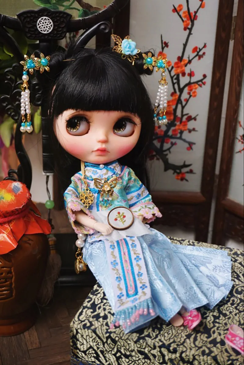 Платье для кукол blyth 1/6 высокое качество 2 шт./компл. = топ + юбка | Игрушки и хобби
