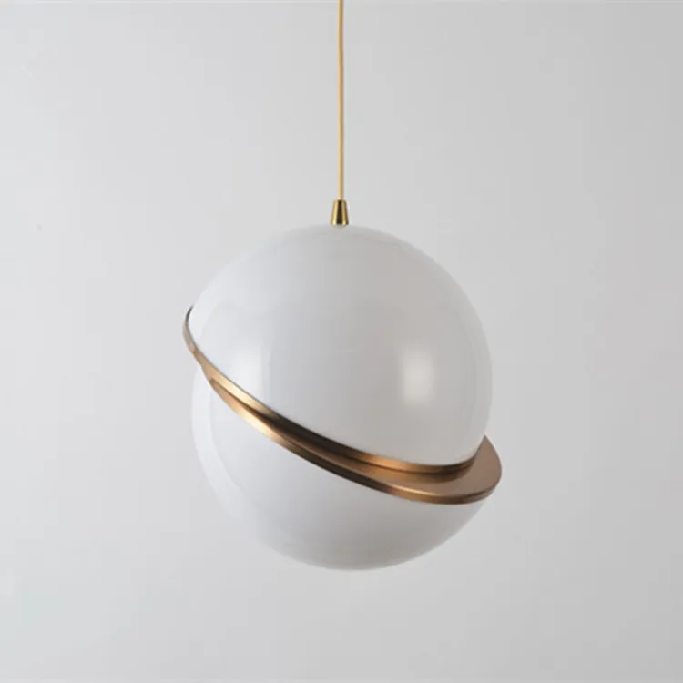 Modern Led Pendant Light Glass Globe Hanging Lamp Fixtures Indoor Lighting Lustre luminaria Suspend | Освещение