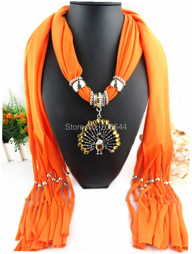 Женский шарф шаль модный с павлином из сплава Прямая продажа фабрики бесплатная