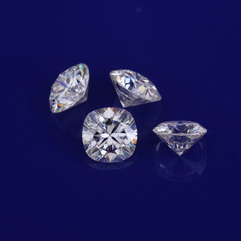 Камни для изготовления ювелирных украшений в форме подушки с бриллиантовой