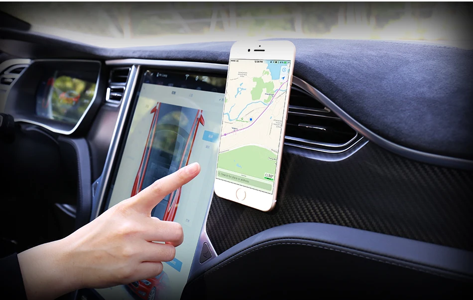 Автомобильный gps-держатель FLOVEME для iPhone 7, 6, 6S Plus, 5, 5S, SE, Аксессуары для samsung, Xiaomi, магнитный держатель на вентиляционное отверстие