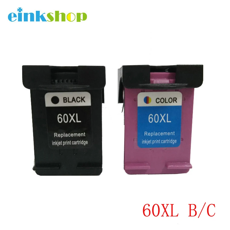 Совместимый чернильный картридж einkshop для hp 60 XL HP Deskjet D2530 D2560 F4280 PhotoSmart C4600 C4650 C4680