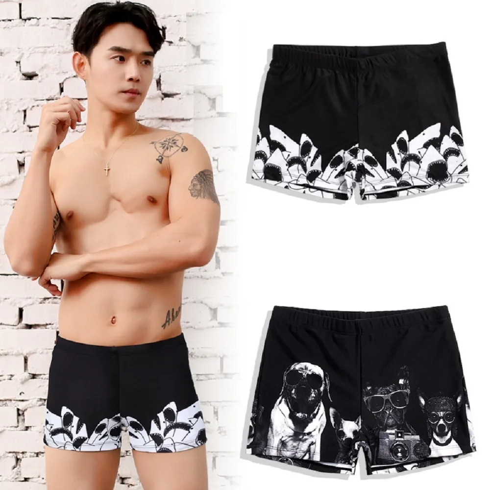 YOUYOU купальник Для мужчин пляжные Мужские Шорты для купания свободные смешная