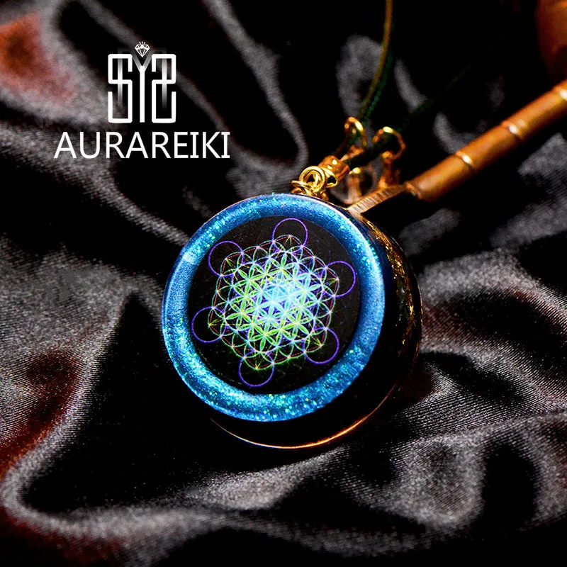 Элитный орган энергетический кулон Metatron's Cube Reiki энергетическое сознание