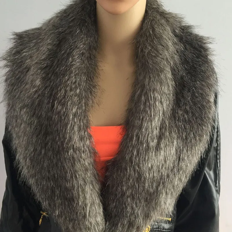 Женская куртка из искусственной кожи MCCKLE повседневная короткая с воротником